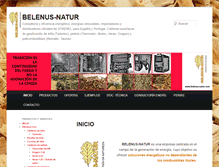 Tablet Screenshot of belenus-natur.com